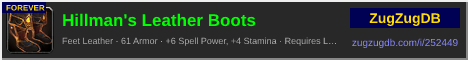 Hillman's Leather Boots: forum signature banner