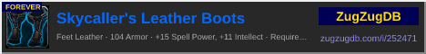 Skycaller's Leather Boots: forum signature banner