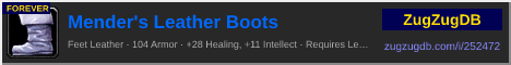 Mender's Leather Boots: forum signature banner