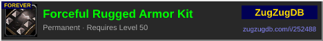 Forceful Rugged Armor Kit: forum signature banner