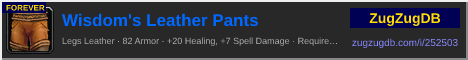 Wisdom's Leather Pants: forum signature banner