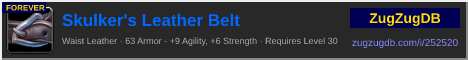 Skulker's Leather Belt: forum signature banner