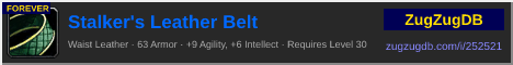 Stalker's Leather Belt: forum signature banner