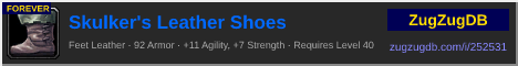 Skulker's Leather Shoes: forum signature banner