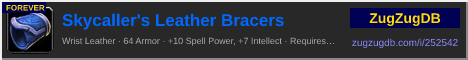 Skycaller's Leather Bracers: forum signature banner