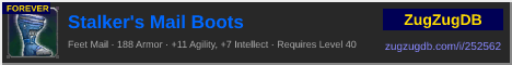 Stalker's Mail Boots: forum signature banner