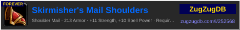 Skirmisher's Mail Shoulder: forum signature banner