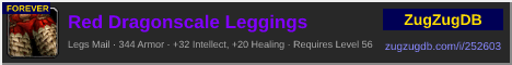 Red Dragonscale Leggings: forum signature banner