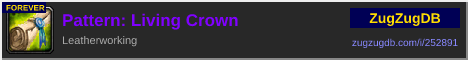 Pattern: Living Crown: forum signature banner