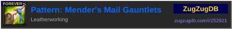 Pattern: Mender's Mail Gauntlets: forum signature banner
