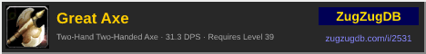 Great Axe: forum signature banner