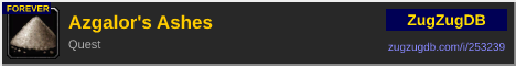 Azgalor's Ashes: forum signature banner