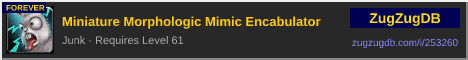 Miniature Morphologic Mimic Encabulator: forum signature banner
