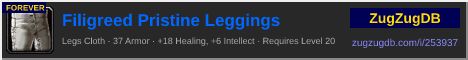 Filigreed Pristine Leggings: forum signature banner