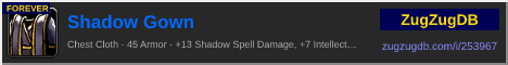 Shadow Gown: forum signature banner