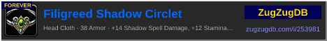 Filigreed Shadow Circlet: forum signature banner