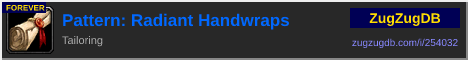 Pattern: Radiant Handwraps: forum signature banner