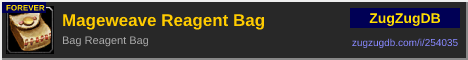 Mageweave Reagent Bag: forum signature banner