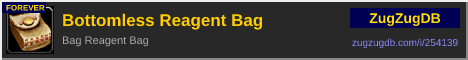 Bottomless Reagent Bag: forum signature banner