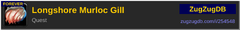 Longshore Murloc Gill: forum signature banner