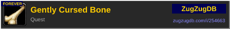 Gently Cursed Bone: forum signature banner