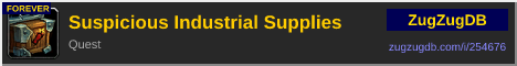 Suspicious Industrial Supplies: forum signature banner