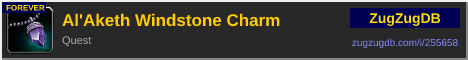 Al'Aketh Windstone Charm: forum signature banner