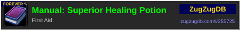 Manual: Superior Healing Potion: forum signature banner