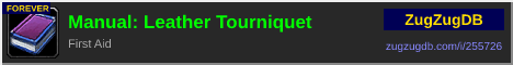 Manual: Leather Tourniquet: forum signature banner