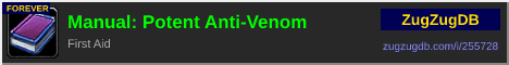 Manual: Potent Anti-Venom: forum signature banner