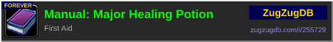 Manual: Major Healing Potion: forum signature banner