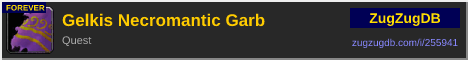 Gelkis Necromantic Garb: forum signature banner
