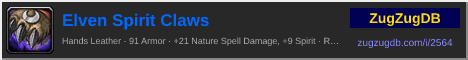Elven Spirit Claws: forum signature banner