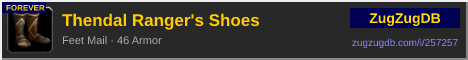 Thendal Ranger's Shoes: forum signature banner