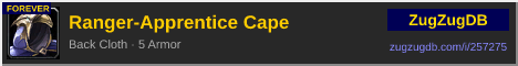Ranger-Apprentice Cape: forum signature banner