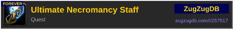 Ultimate Necromancy Staff: forum signature banner
