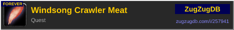 Windsong Crawler Meat: forum signature banner