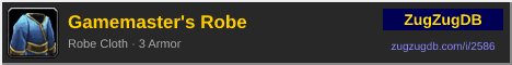 Gamemaster's Robe: forum signature banner