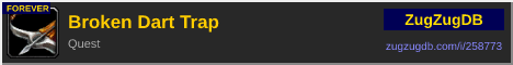 Broken Dart Trap: forum signature banner