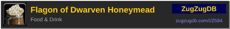 Flagon of Dwarven Honeymead: forum signature banner
