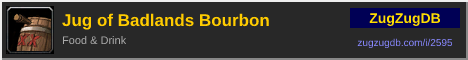 Jug of Badlands Bourbon: forum signature banner