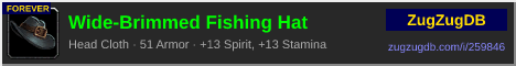 Wide-Brimmed Fishing Hat: forum signature banner
