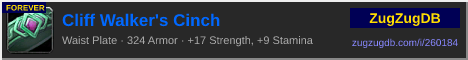 Cliff Walker's Cinch: forum signature banner