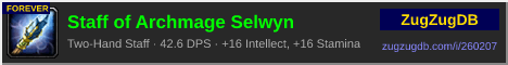 Staff of Archmage Selwyn: forum signature banner
