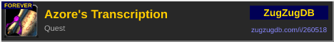 Azore's Transcription: forum signature banner