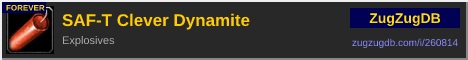 SAF-T Clever Dynamite: forum signature banner