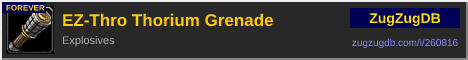 EZ-Thro Thorium Grenade: forum signature banner