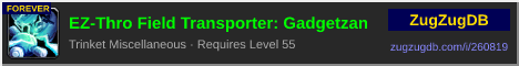 EZ-Thro Field Transporter: Gadgetzan: forum signature banner
