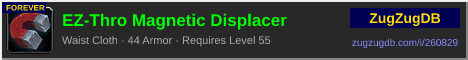 EZ-Thro Magnetic Displacer: forum signature banner