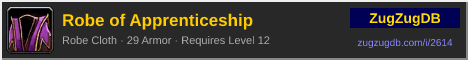 Robe of Apprenticeship: forum signature banner